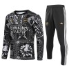 Arsenal Training Sweatshirts Quarter-zip 2024-25 Schwarze Für Kinder